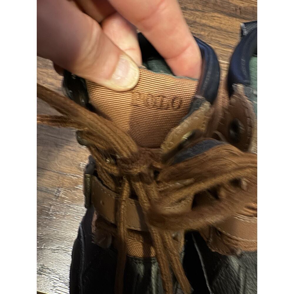 Polo Ralph Lauren Boots Toddler's Colbey Mid II Brown Faux Leather Boy’s Size 9 - Picture 3 of 10